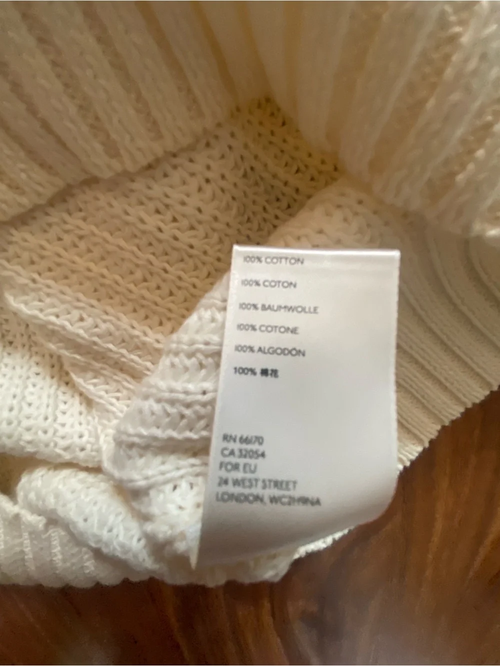Free People Womens Cream Chunky Knit Ribbed Cutout Turtleneck Sweater Size Large